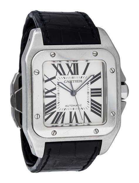 cinturino cartier santos 100|cartier santos 100 xl.